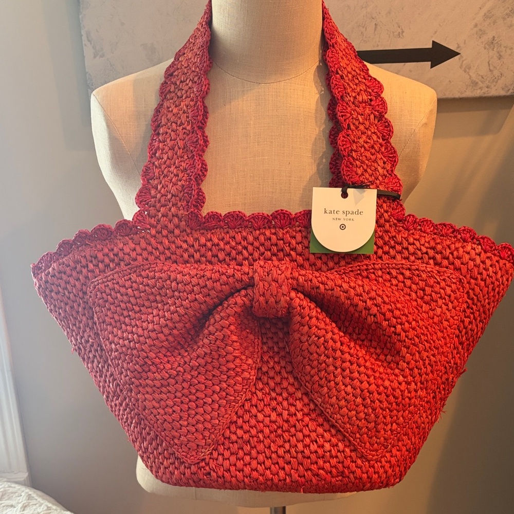 Kate Spade for Target Woven Tote with Bow